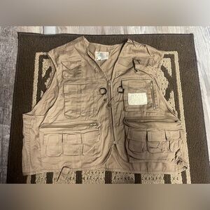Ausable Fly Fishing Cotton Khaki Men’s XL/XG Vest